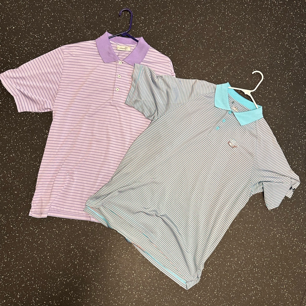 2 Powder Horn Wyoming Golf Polos